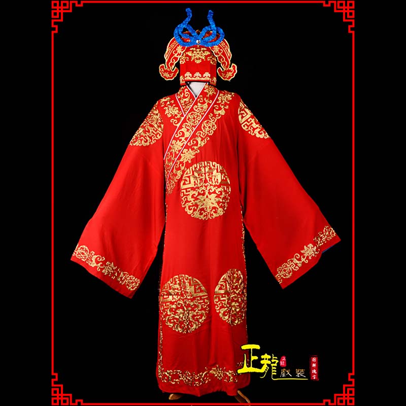 上街武生服装软绉全金武生衣
